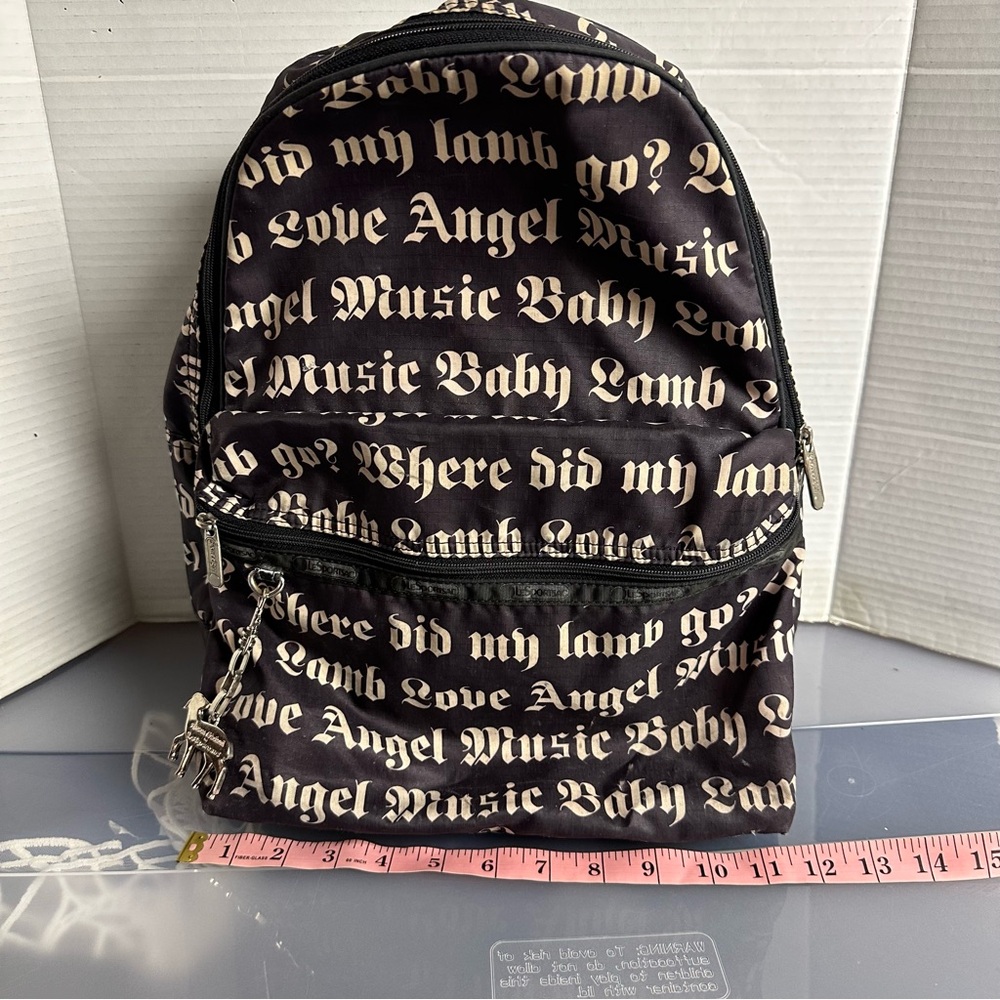 L.A.M.B. X LeSportsac Gwen Stefani LAMB First Edition Back Pack Bag RARE - Picture 8 of 11